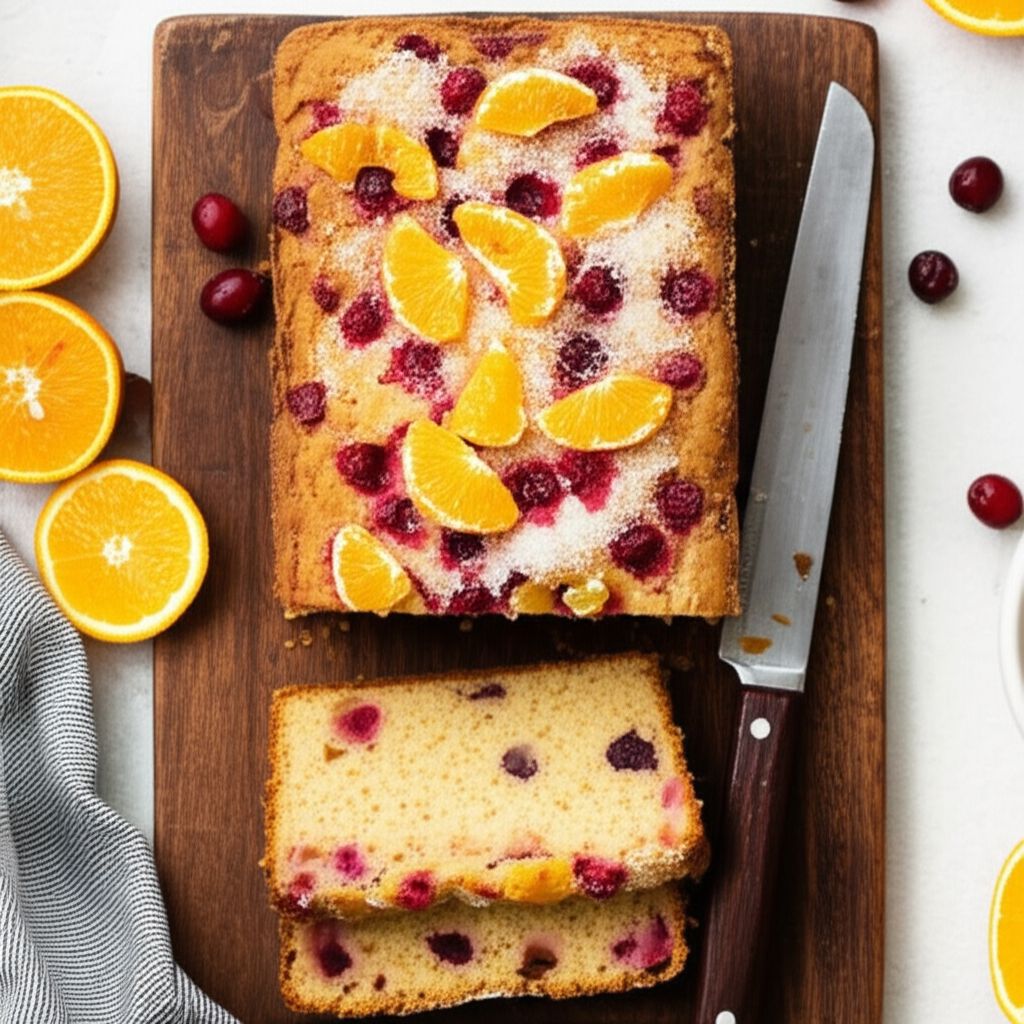 Moist Cranberry Orange Bread