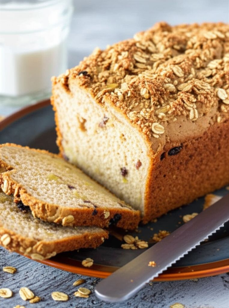 Oatmeal Raisin Molasses Bread
