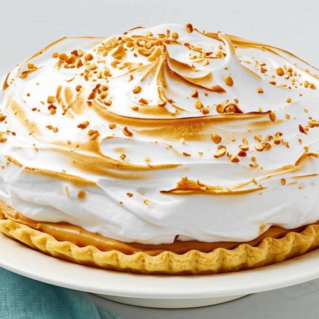 Peanut Butter Meringue Pie