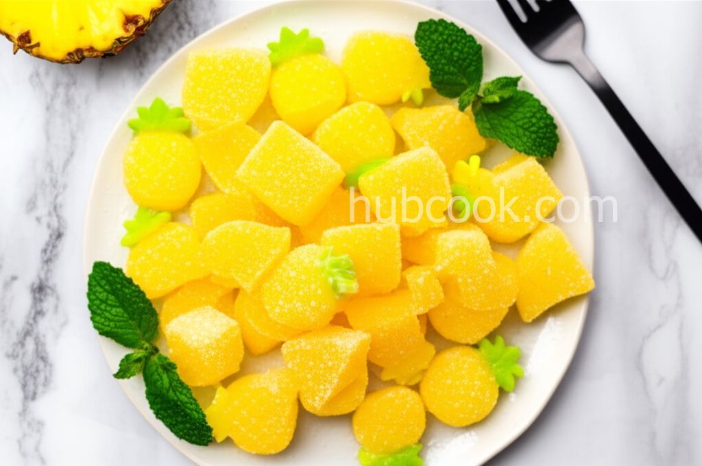 Pina Colada Fruit Jellies