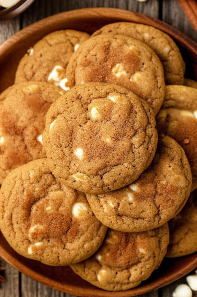 Pumpkin White Chocolate Cookies