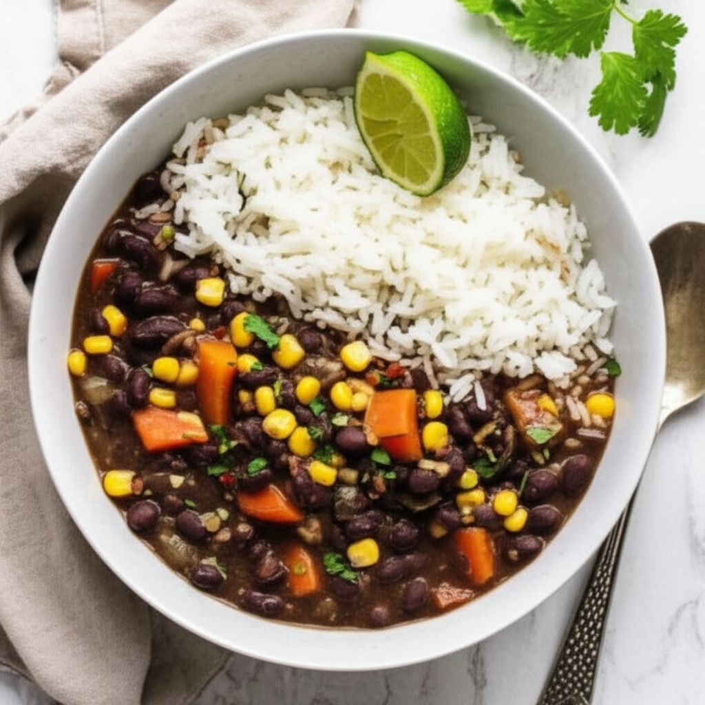Quick Spicy Black Bean Soup