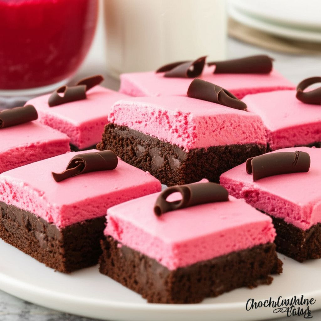 Raspberry Fudge Brownies