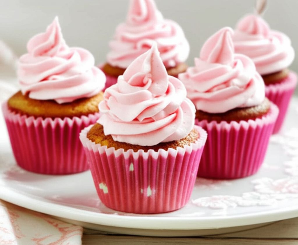 Raspberry Iced Tea Cupcakes
