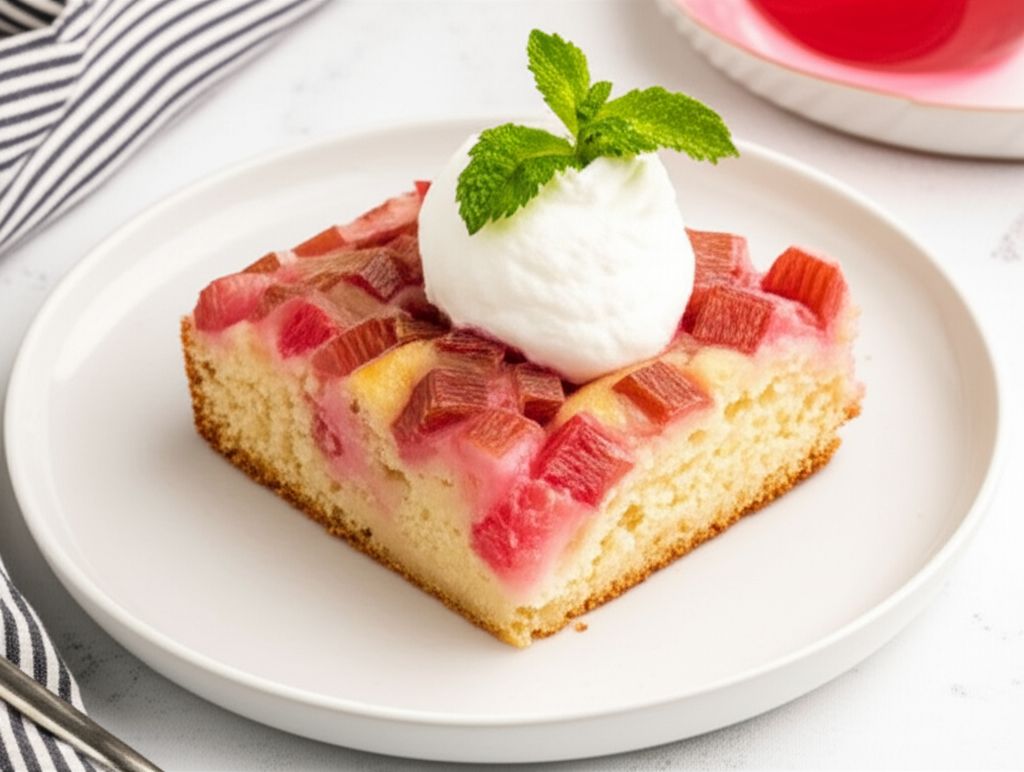Rhubarb Upside Down Cake III