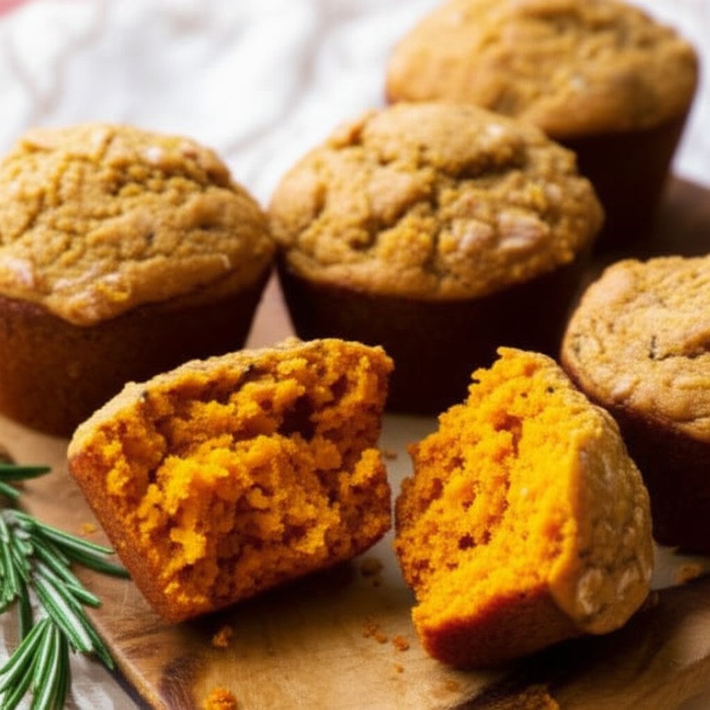 Savory Lower-Carb Butternut Squash Muffins