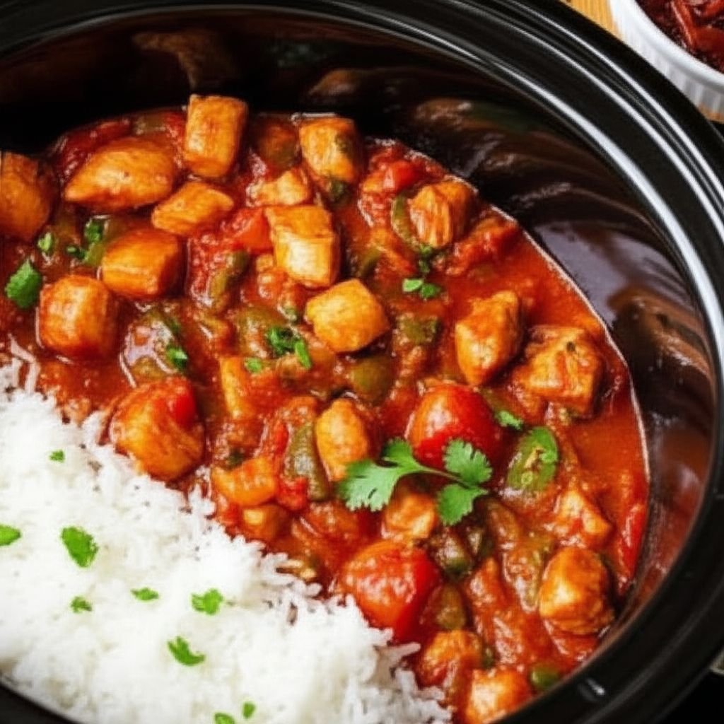 Slow Cooker Chicken Jalfrezi