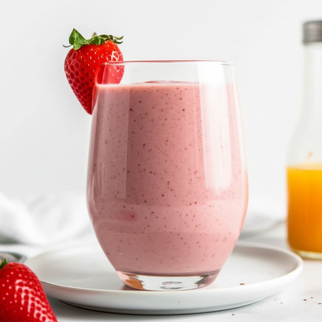 Strawberry Smoothie with OJ