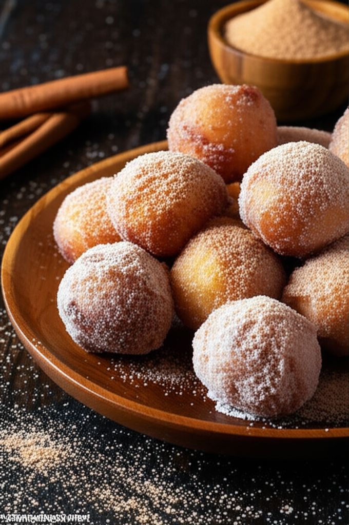 Sugared Campfire Donuts
