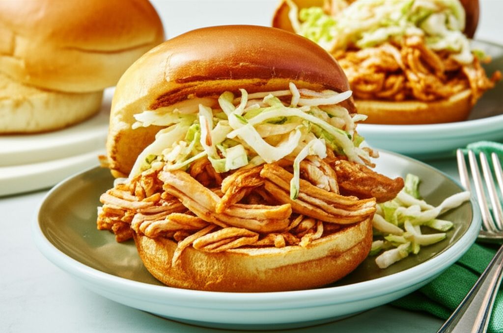 Thai Chicken Slaw Burgers