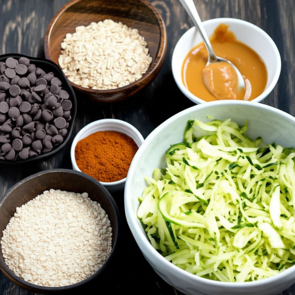 Zucchini Chocolate Oatmeal Bites