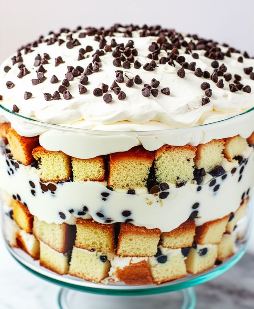Almond Cake Cannoli Trifle