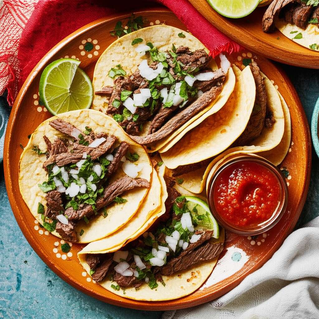 Authentic Baja-Mexican Street Tacos (Carne Asada)