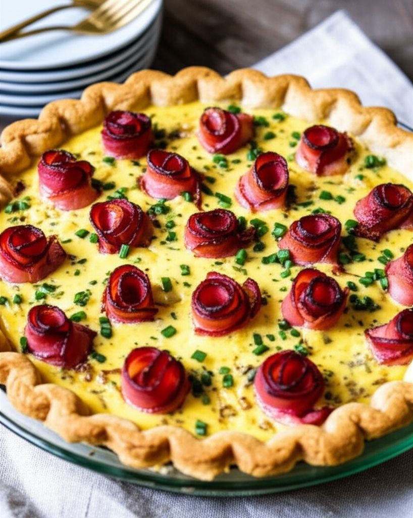 Bacon Rose Quiche