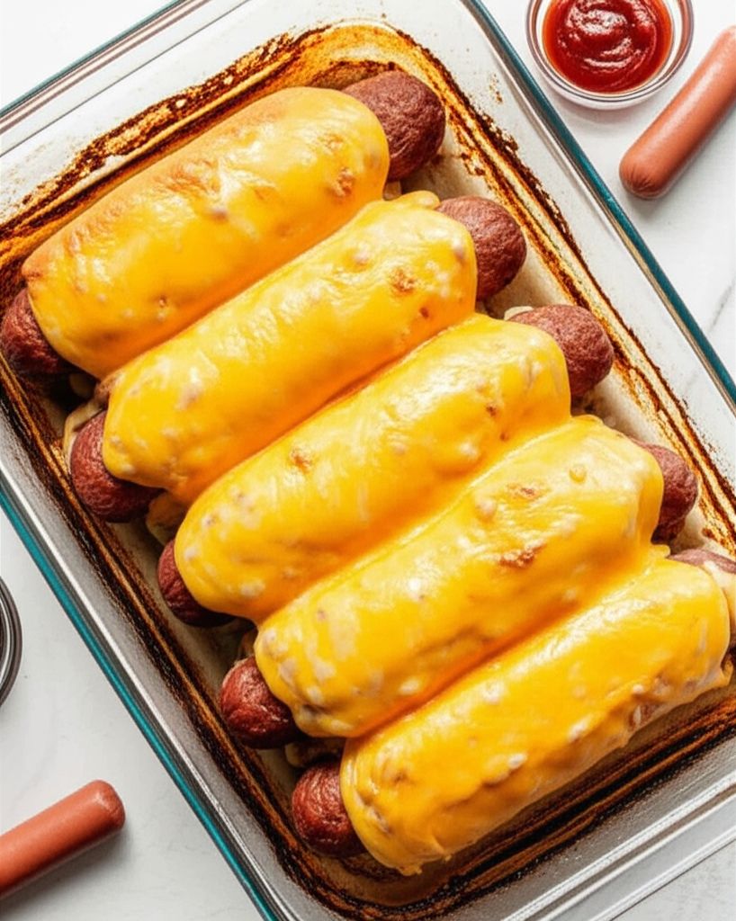 Baked Burger Dogs