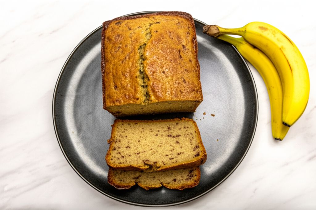 Banana Date Flaxseed Bread