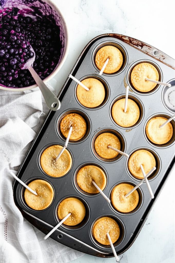 Blueberry Pie Pops