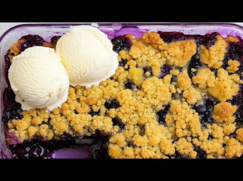 Blueberry-Pineapple Dump Cake