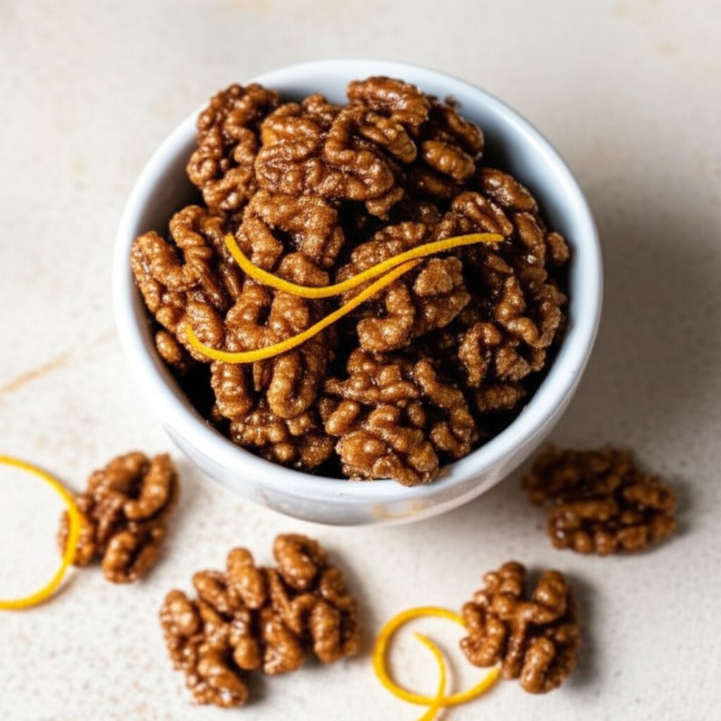Brandied Candied Walnuts