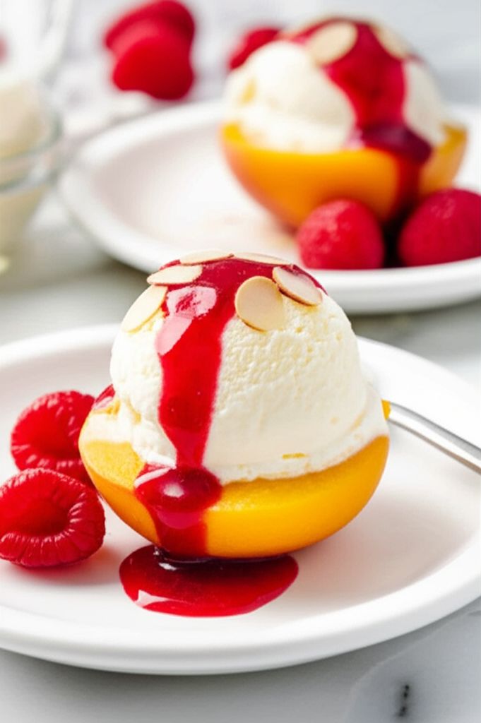 Chef John's Peach Melba