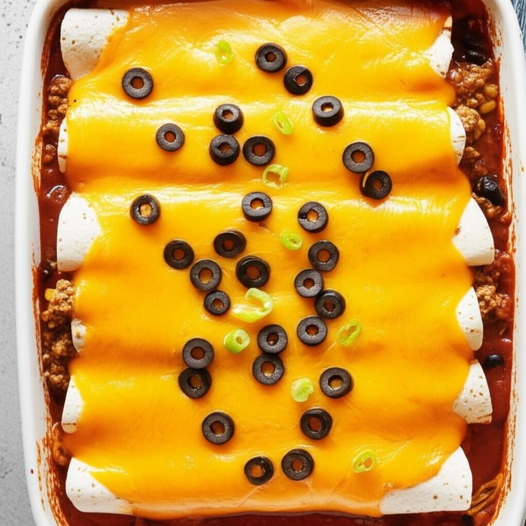 Creamy Beef Enchiladas
