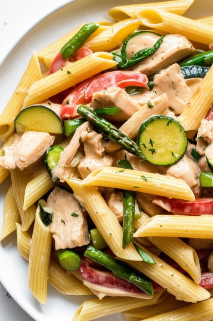 Creamy PHILADELPHIA® Pasta Primavera