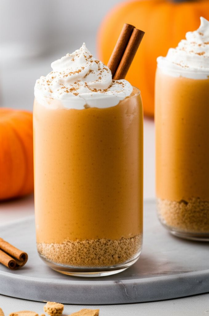 Creamy Pumpkin Pie Smoothie Shake