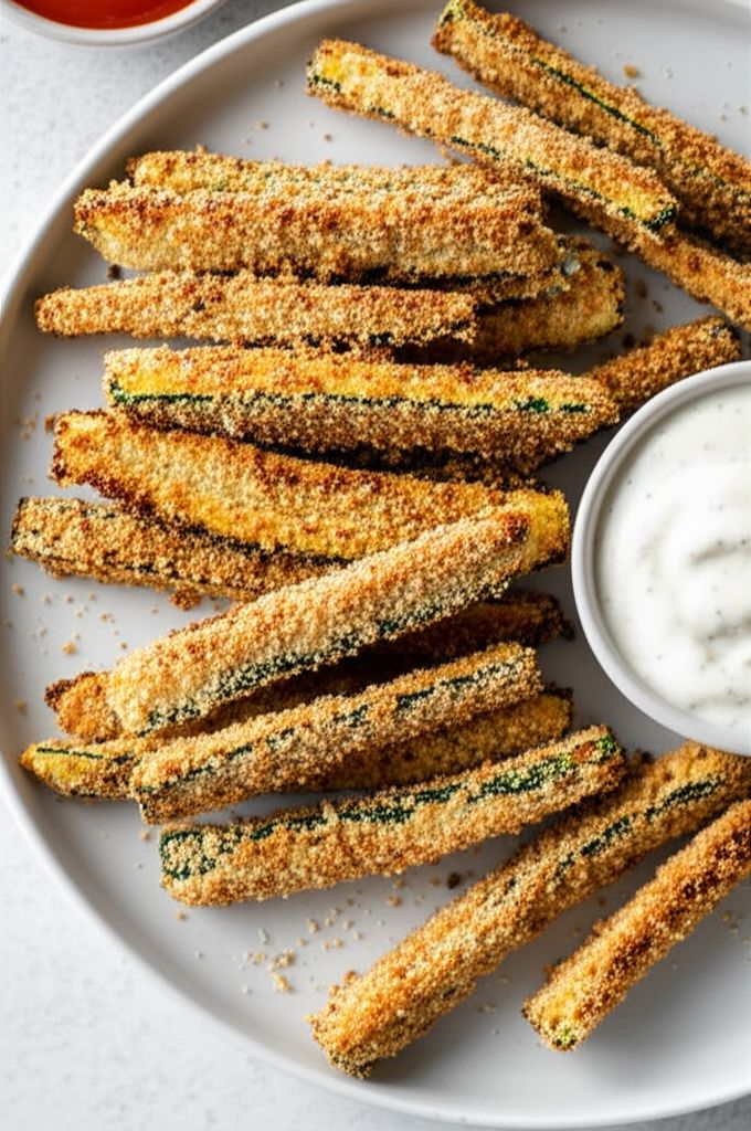 Crispy Baked Zucchini Fries