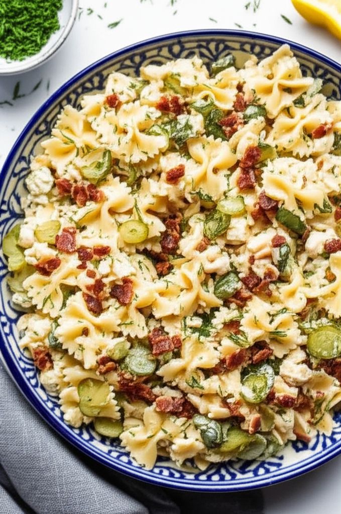 Dill Pickle Pasta Salad