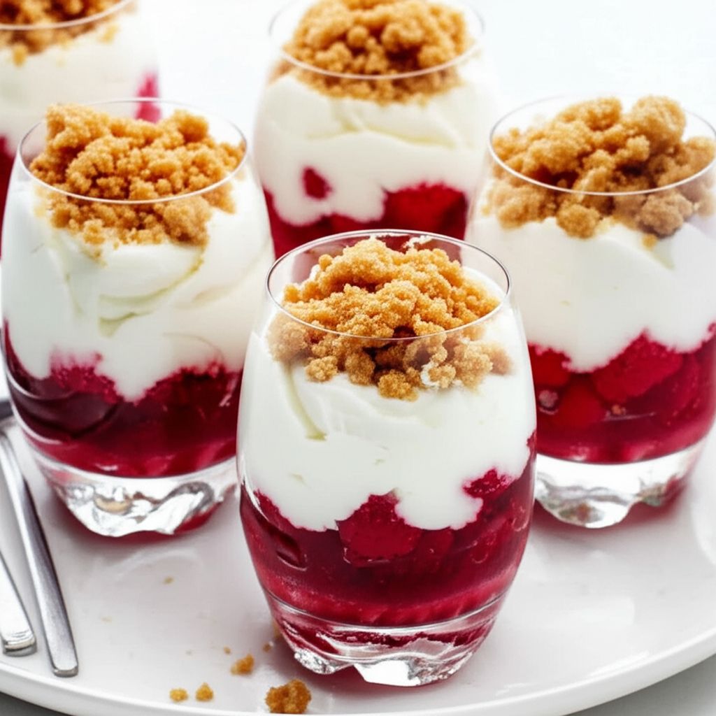 Easy Three Ingredient Raspberry Dessert