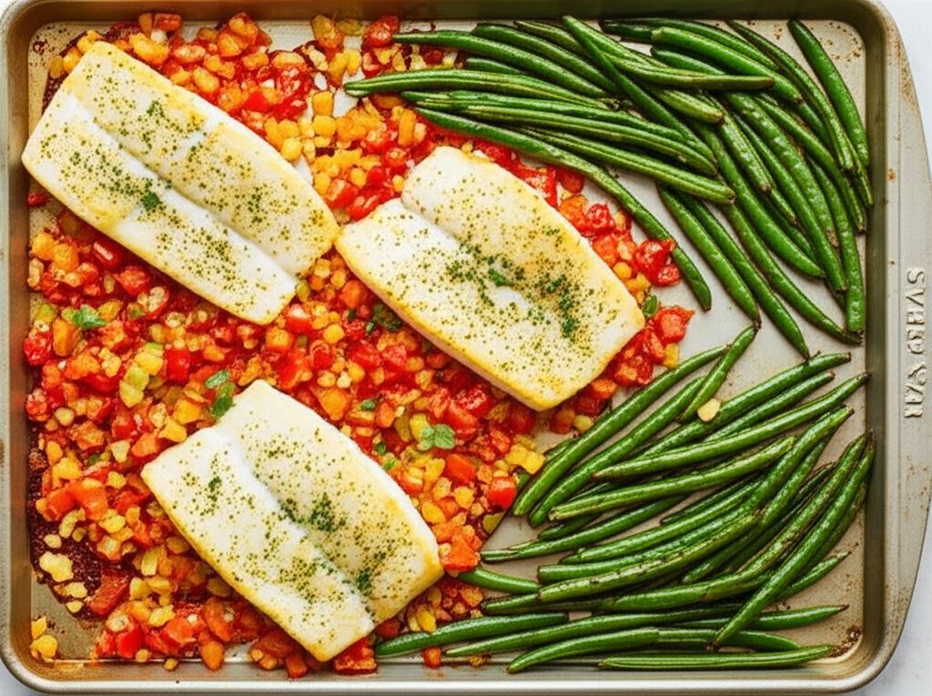 Flavorful Mahi Mahi Sheet Pan Dinner