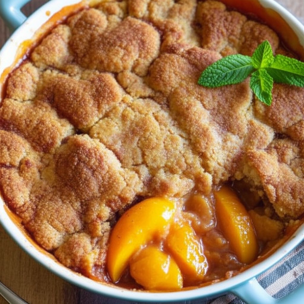 Fresh Southern Peach Cobbler