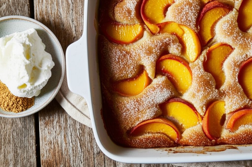 Gluten-Free Fresh Peach Cobbler