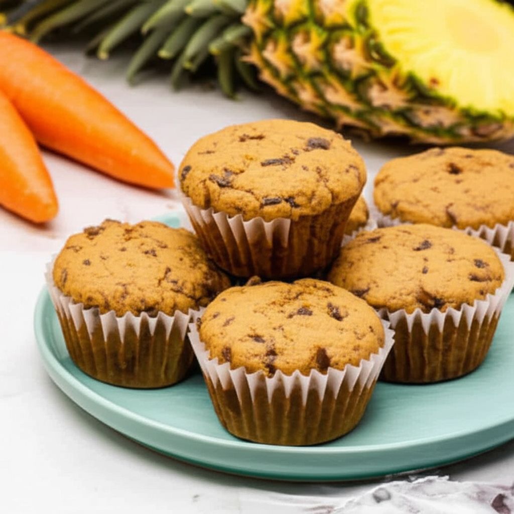 Healthy Protein Morning Glory Muffins