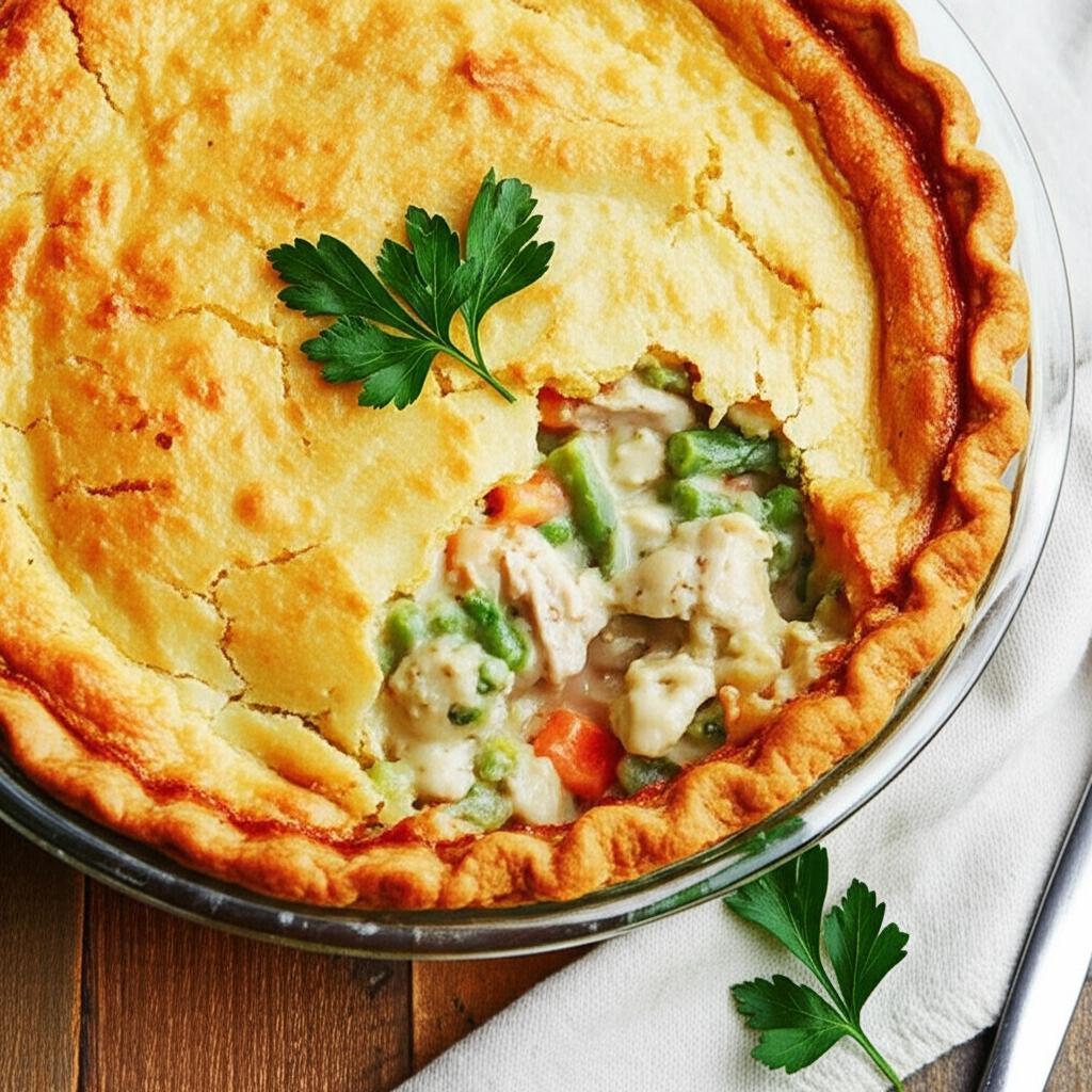 Impossibly Easy Chicken Pot Pie