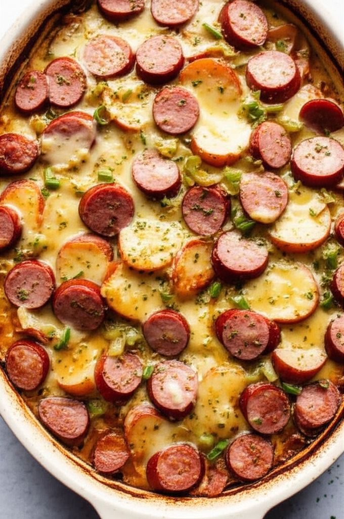 Kielbasa Potato Bake