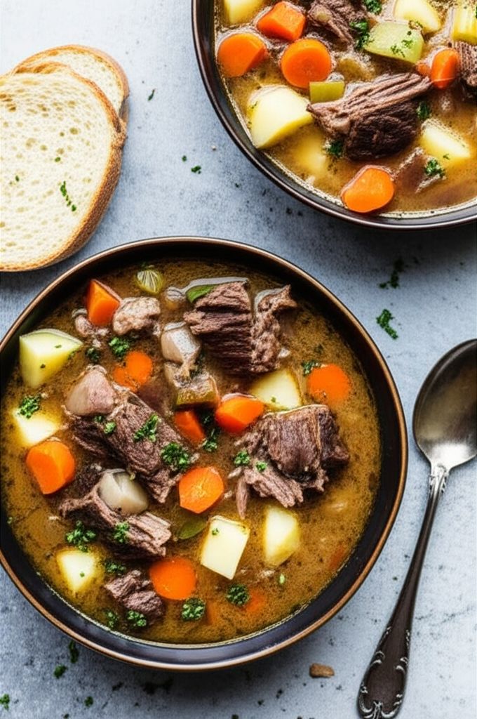 Linda's Oxtail and Barley Soup