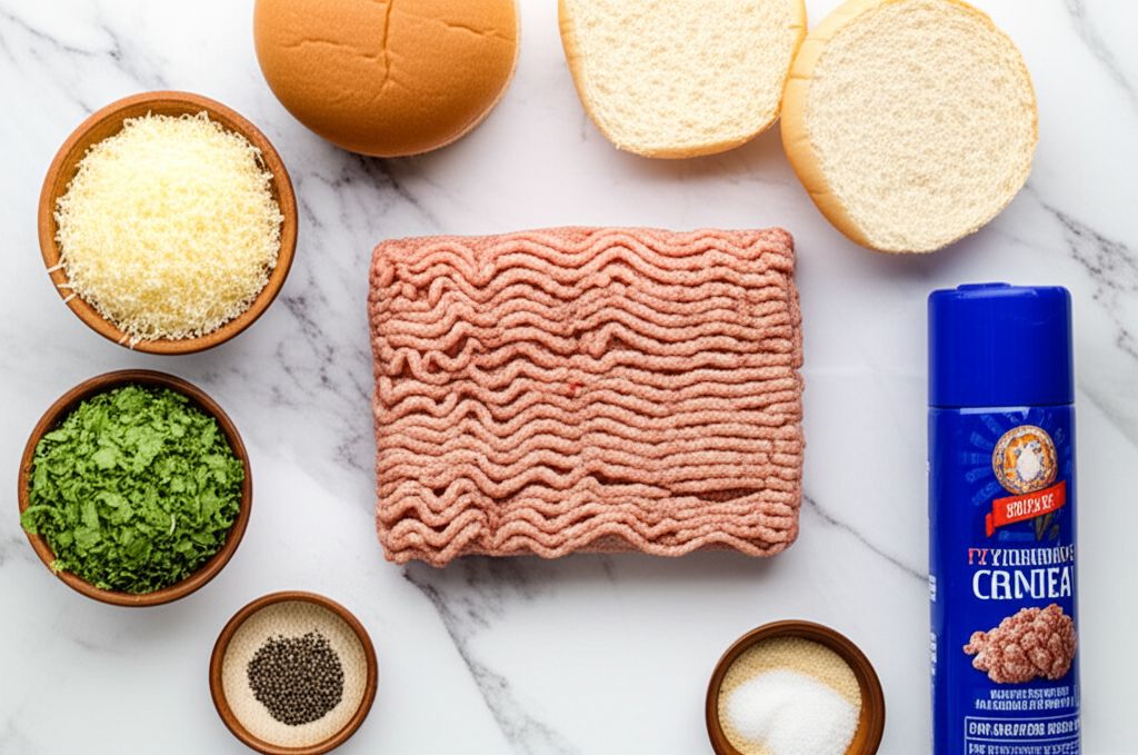 Parmesan-Basil Ground Chicken Burgers