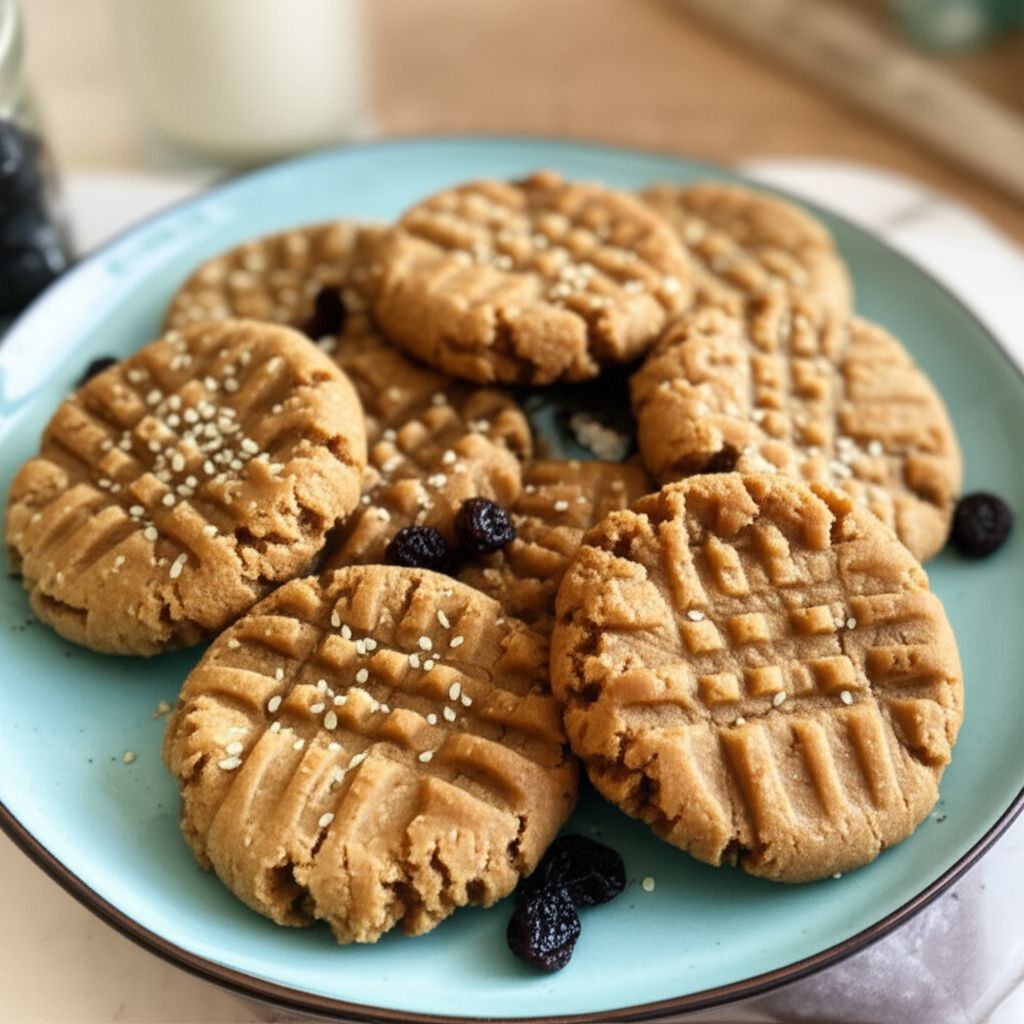 Peanut Butter Hemp Cookies