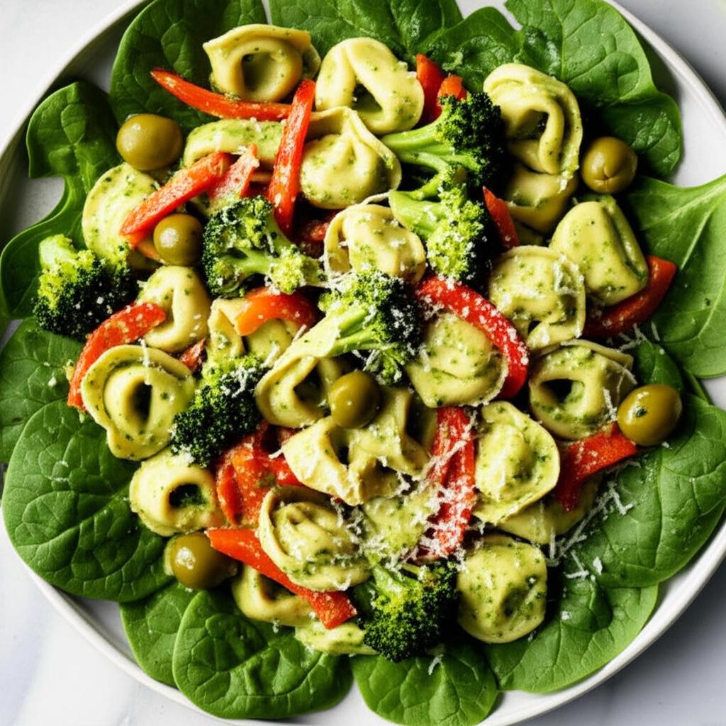 Pesto Tortellini Salad