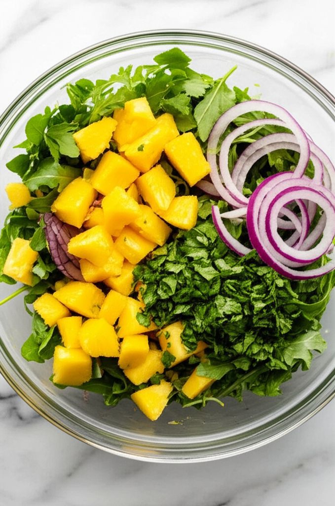 Pineapple Rocket Salad