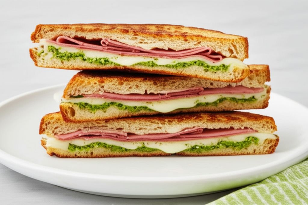 Prosciutto and Provolone Panini Sandwiches