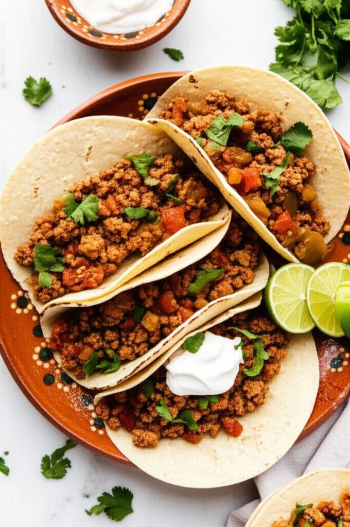 Quick and Easy Beef and Pork Tacos