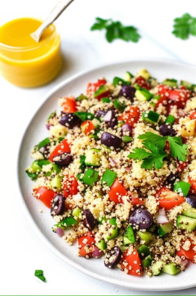 Quinoa Veggie Salad with Zesty Vinaigrette