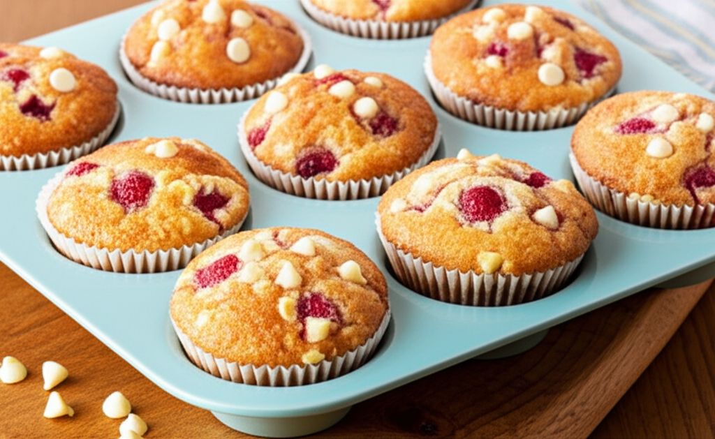 Raspberry-White Chocolate Chip Muffins