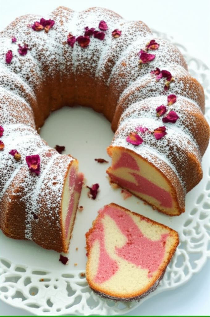 Rose Petal Pound Cake