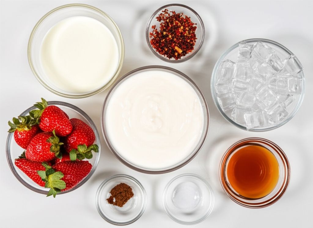 Serena's Strawberry Lassi