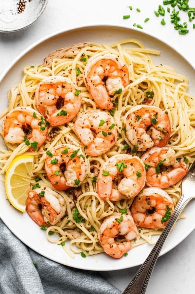 Shrimp Scampi with Pasta