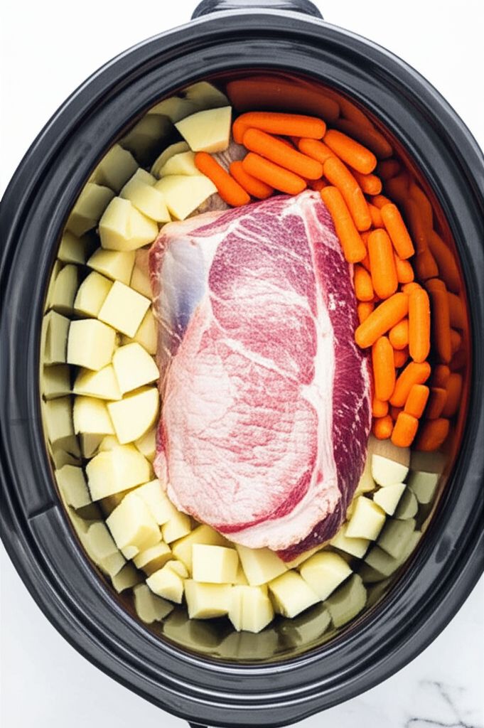 Slow Cooker Pork Tenderloin and Potatoes