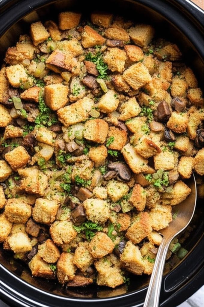 Slow Cooker Stuffing